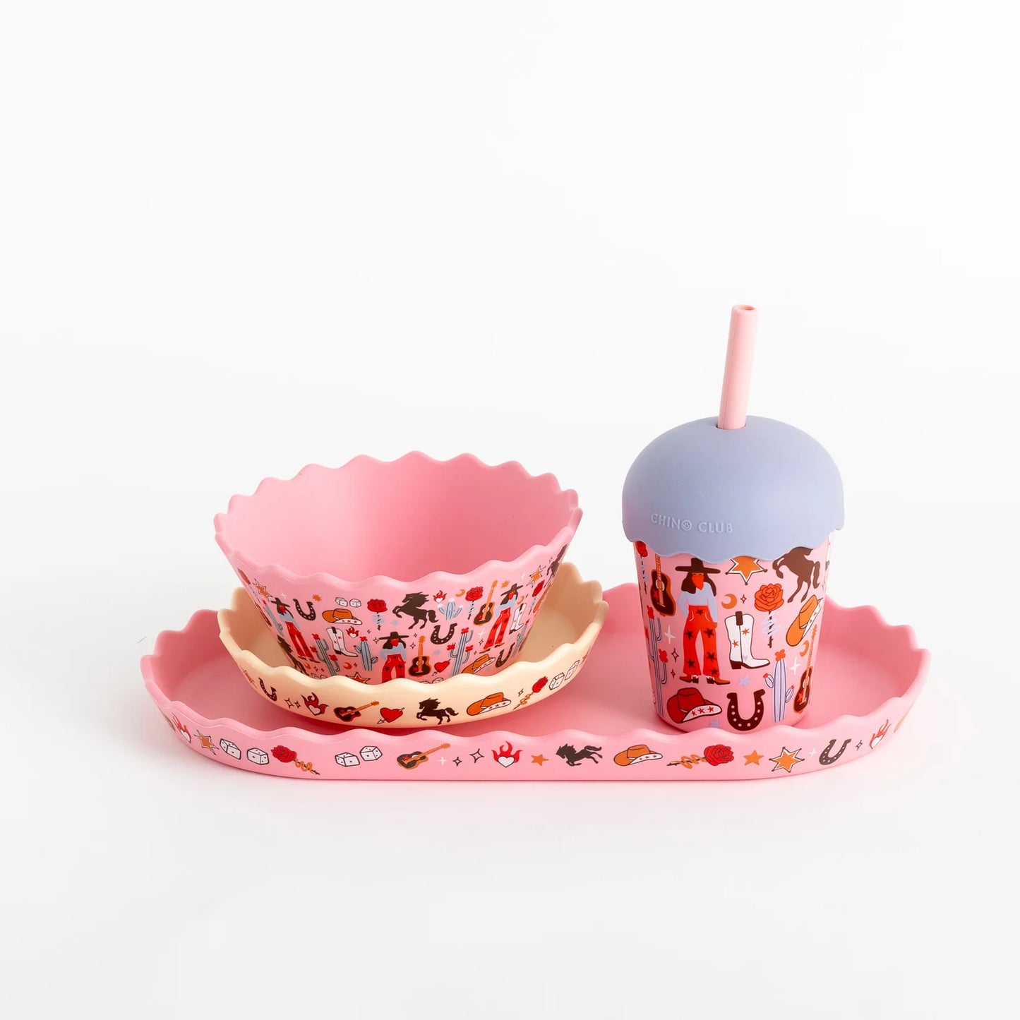 CHINO CLUB MINI SMOOTHIE CUP WITH STRAW | COWGIRL