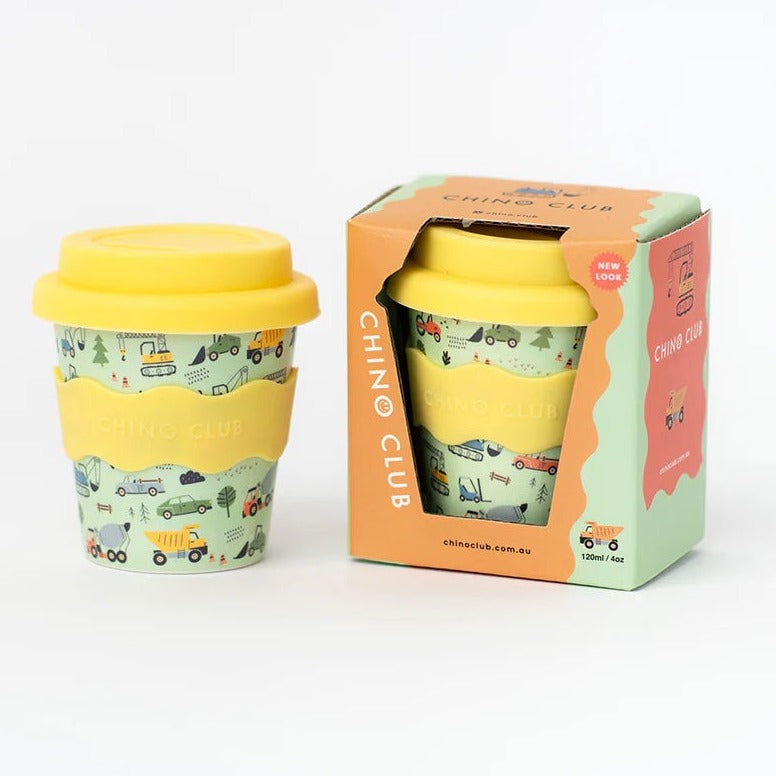 Baby Chino Cup with Lid - Digger