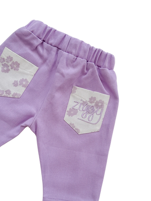 Ziggy Lou Canvas Pants - Iris - PRE ORDER END MAY - EARLY JUNE