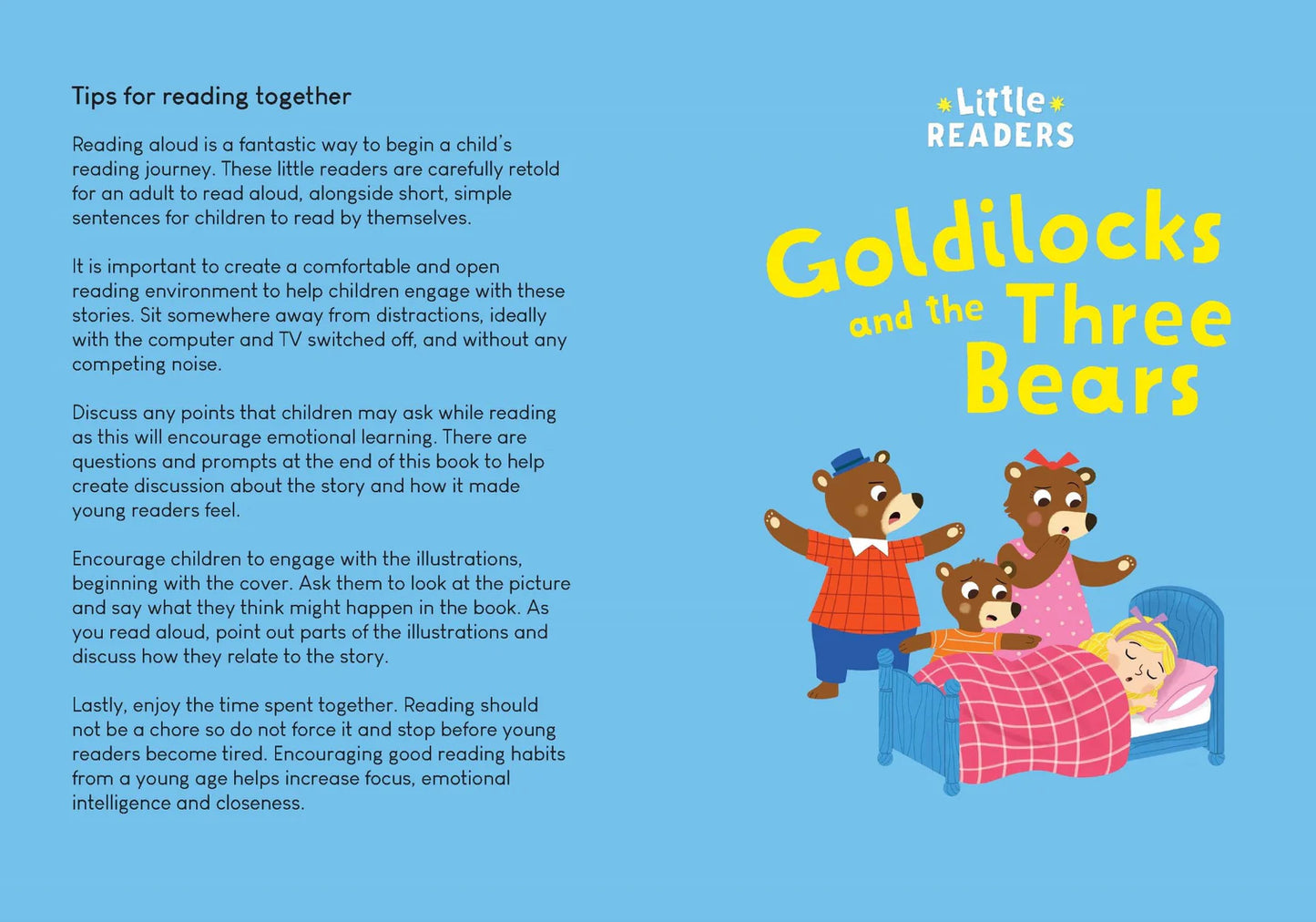 Kids Little Readers Hardcover Book - Goldilocks And The Three Bears