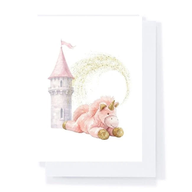Nana Huchy Greeting Card - Glimmer Glitter Unicorn