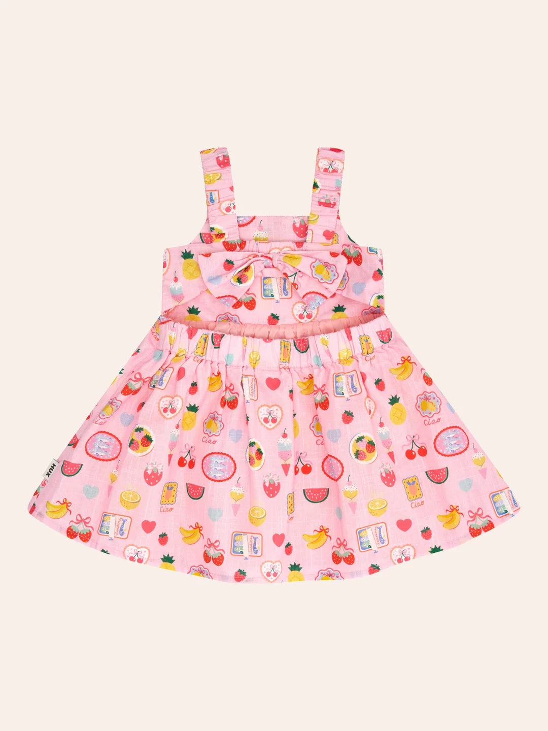 HUXBABY | TIE DRESS | BEACH CLUB PARADISE