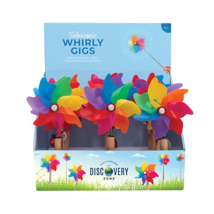 Discovery Zone Telescopic Whirly Gigs Multi-Coloured