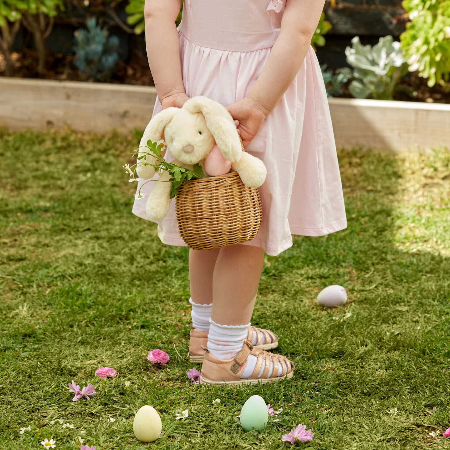 JIGGLE AND GIGGLE SMALL SOFT TOY BUNNY | LEMON