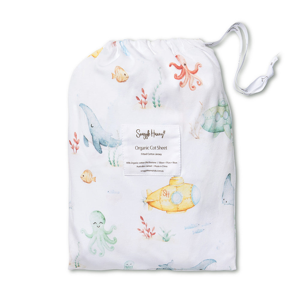 SNUGGLE HUNNY | FITTED COT SHEET | LITTLE SUBS