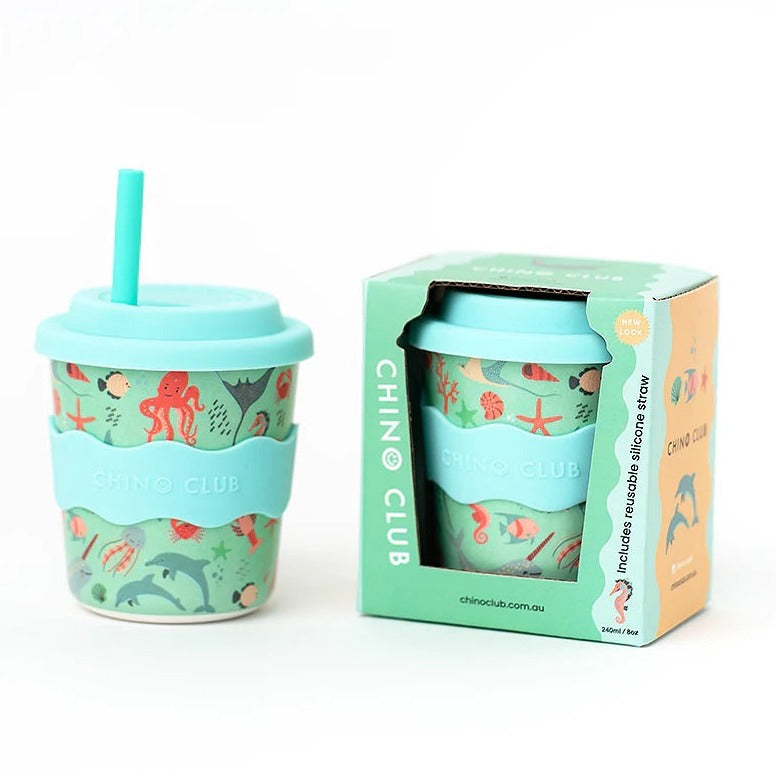 Baby Chino Cup with Lid - Ocean