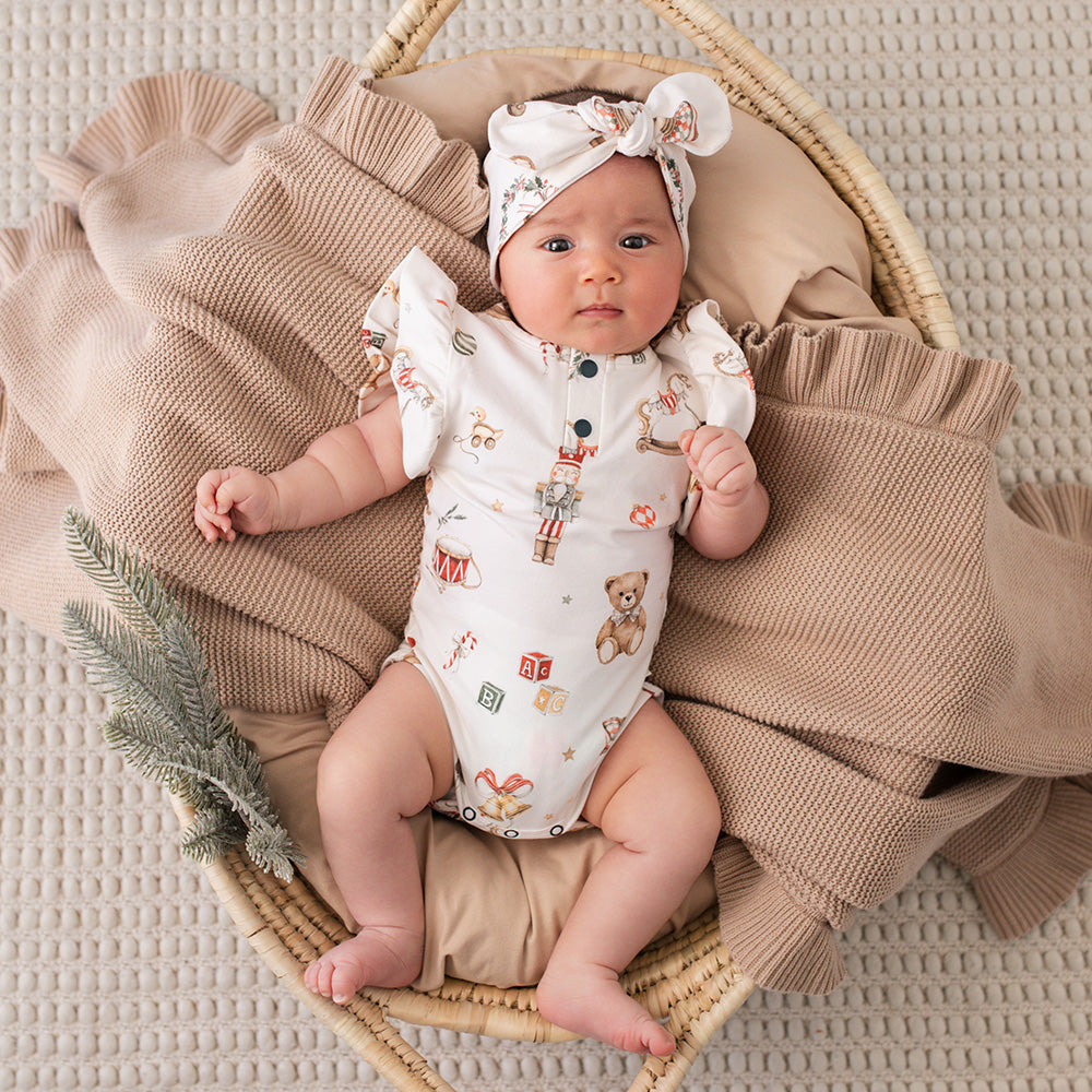 SNUGGLE HUNNY | FRILL BODYSUIT | SANTA'S TOY SHOP