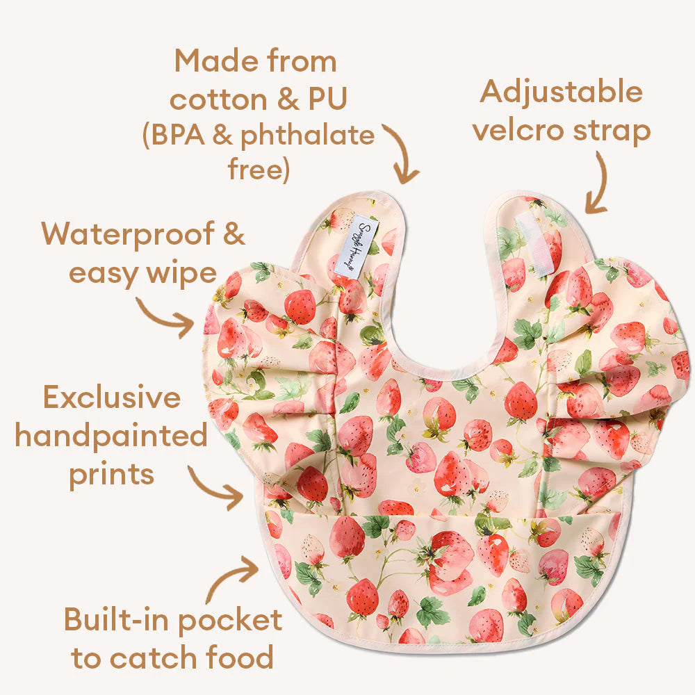 Snuggle Baby Bib - Strawberry