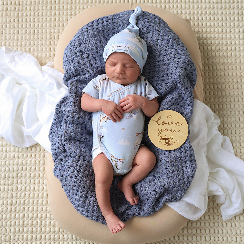 SNUGGLE HUNNY | WOODEN MILESTONE DISCS | TAKING FLIGHT