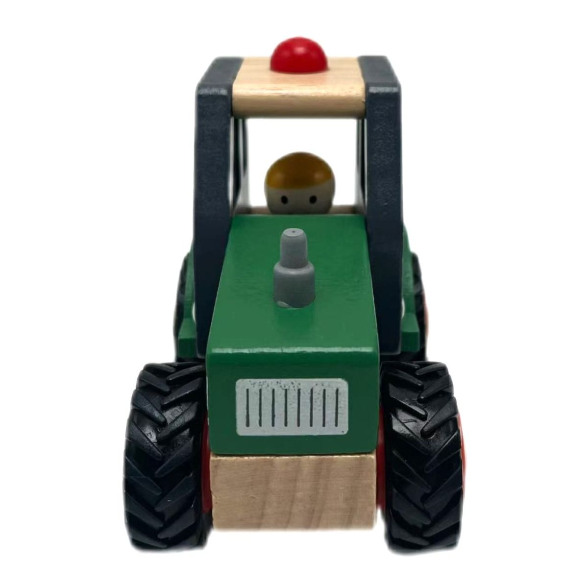 Wooden Green Tractor