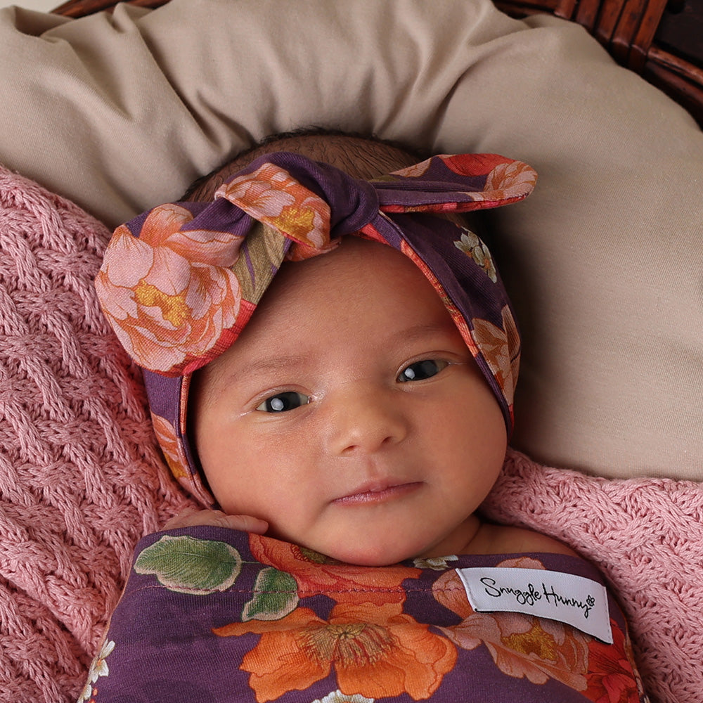 Snuggle Hunny Topknot Headband - Sienna