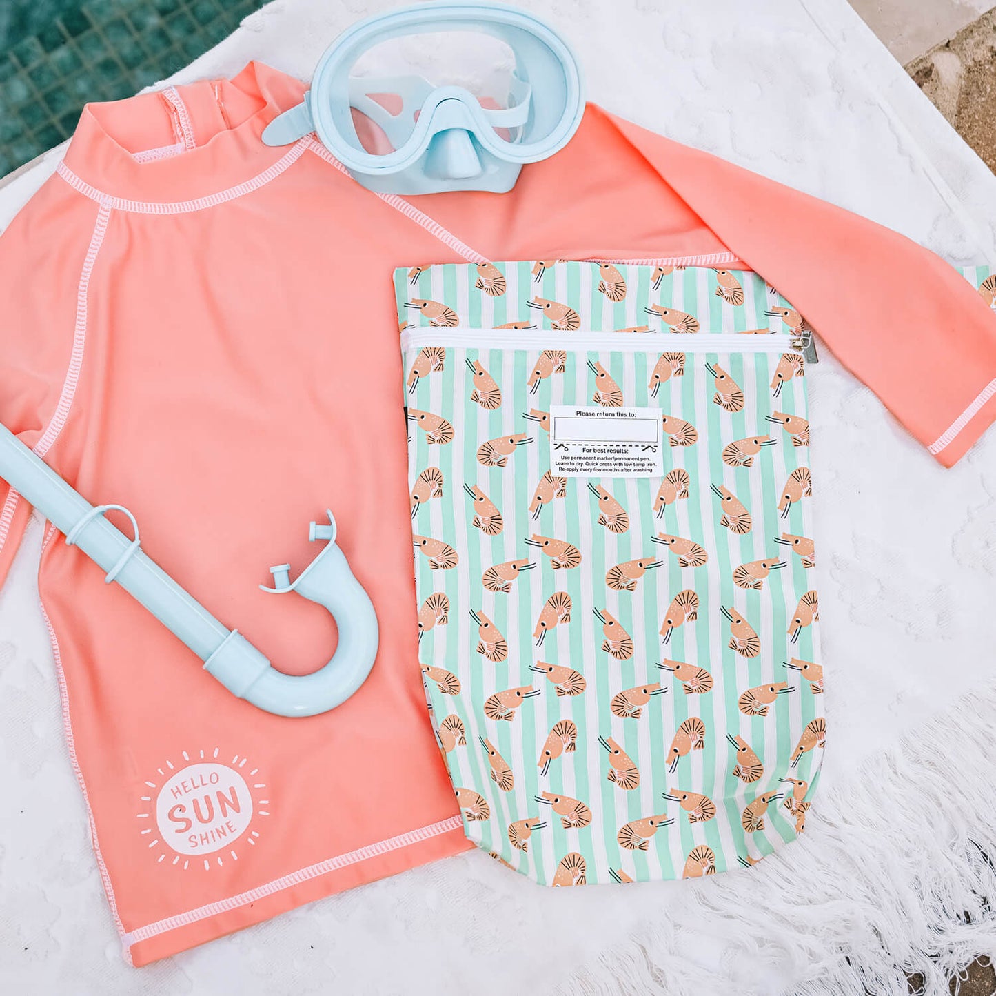 BEDHEAD REUSABLE WETBAG | SHRIMP