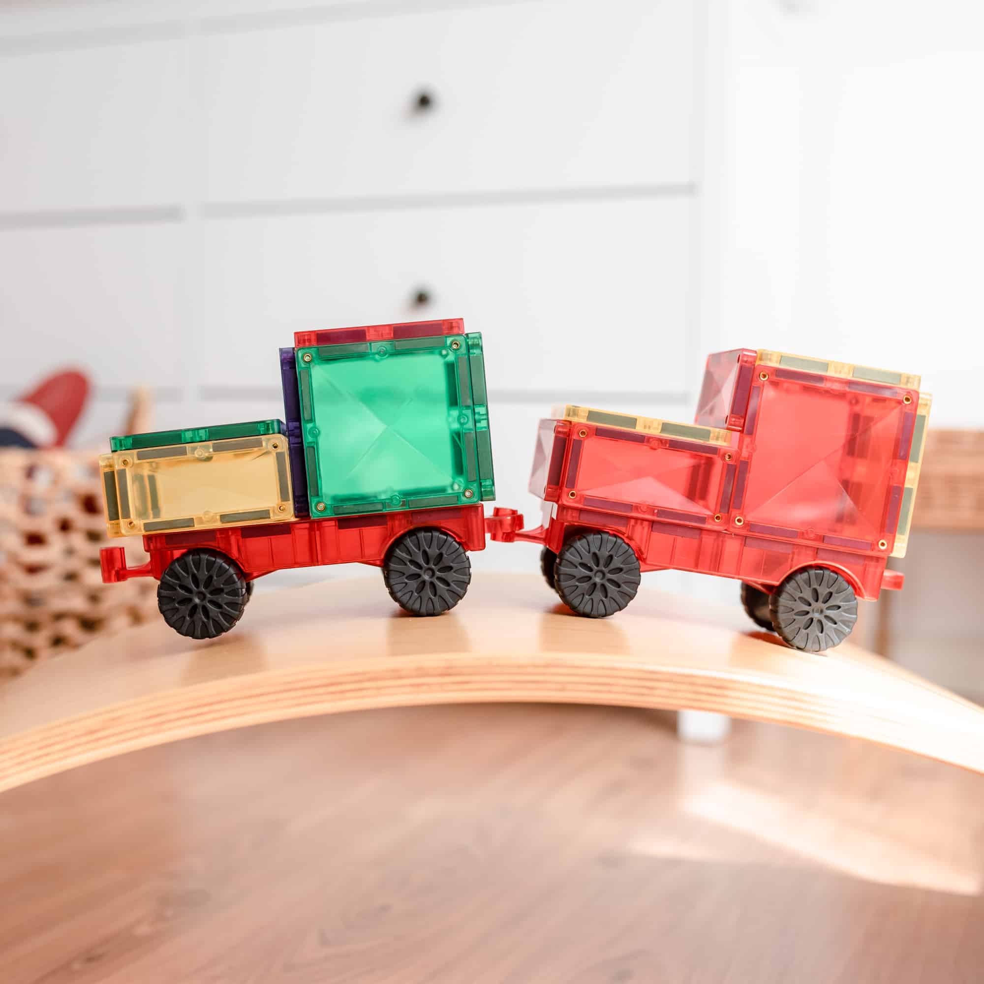 Connetix Tiles motion car pack - angus and dudley