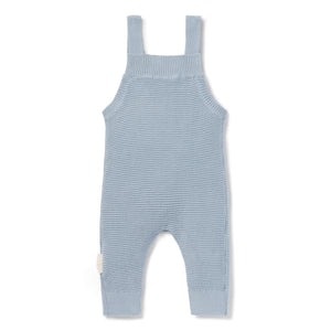 Aster and Oak Knit Overalls - Blue