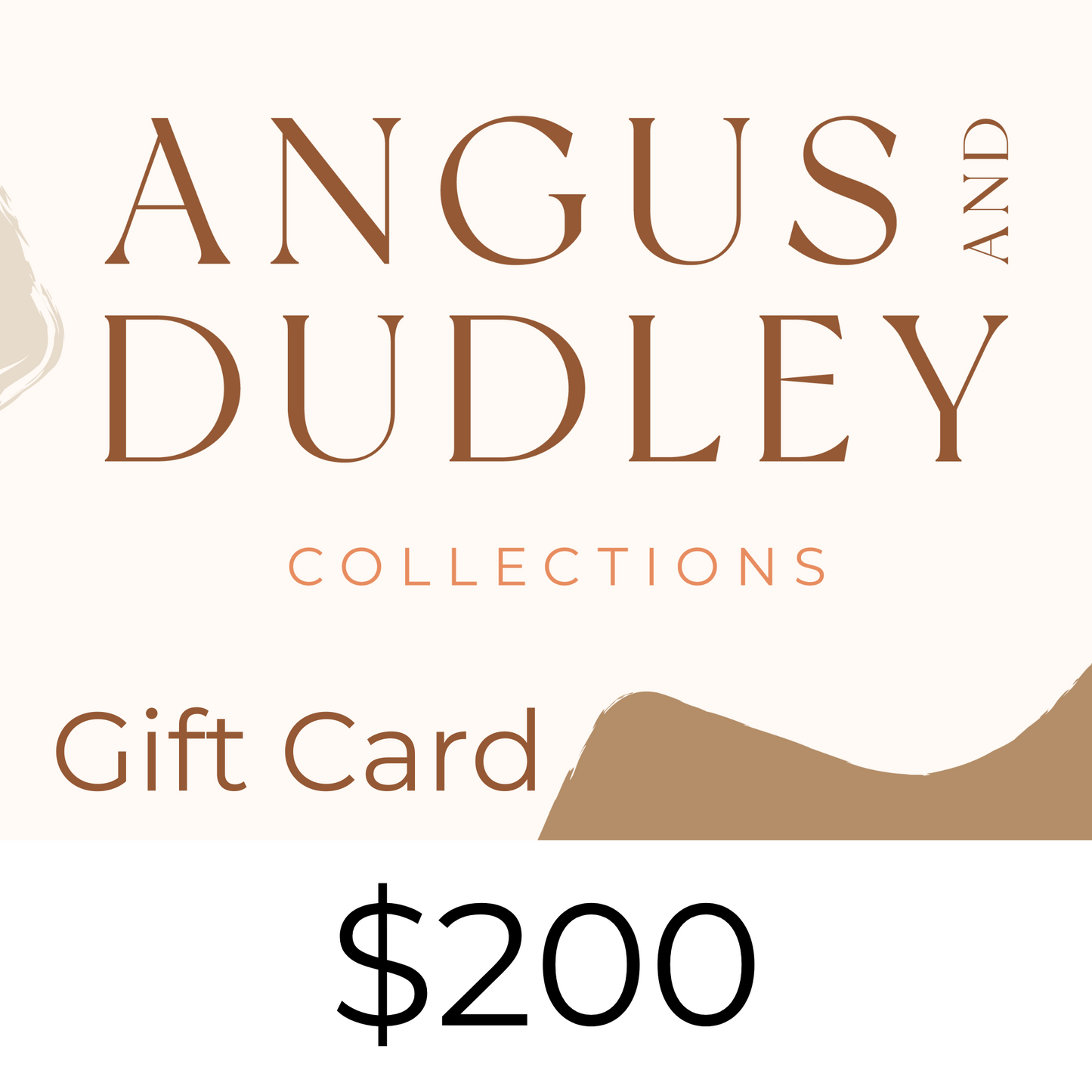 Angus and Dudley Collections Online Gift Card