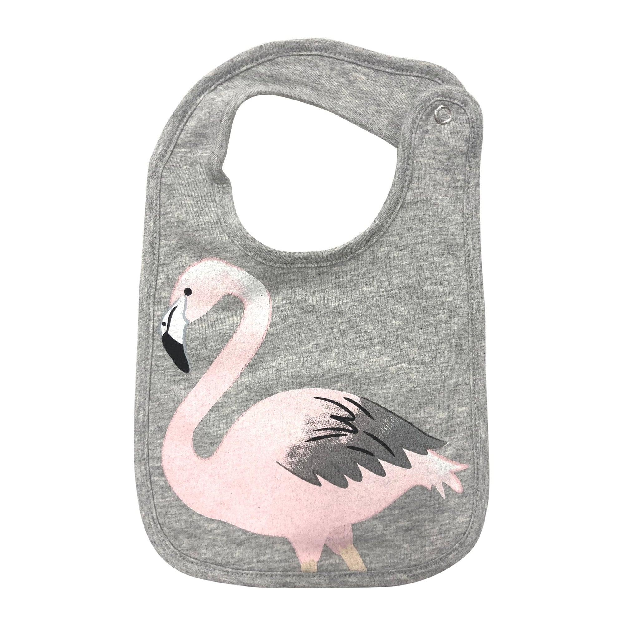 Misterfly face bib - flamingo - angus and dudley