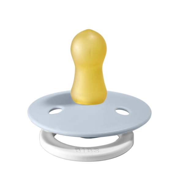 Bibs Colour Dummies (Night Glow) - Baby Blue -(2 pack)