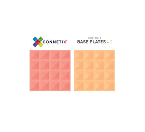 Connetix Tiles - 2 Piece Base Plate Pack - Pastel