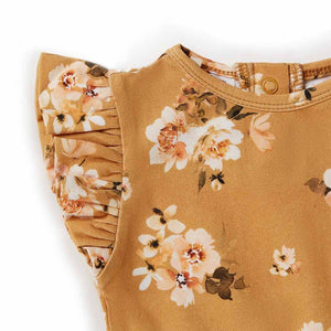 Snuggle Hunny Organic Cotton Dress - Golden Flower