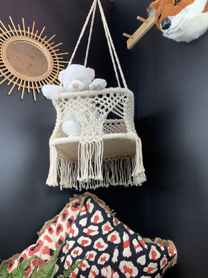 Baby Macrame Swing Chair - Angus & Dudley Collections