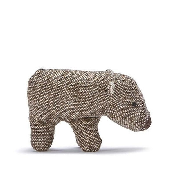 Nana Huchy mini wombat rattle - Angus & Dudley