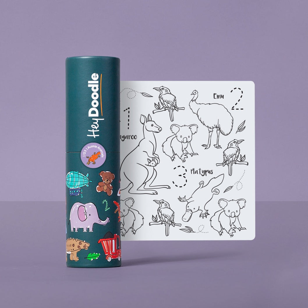 hey doodle mini mat - angus and dudley