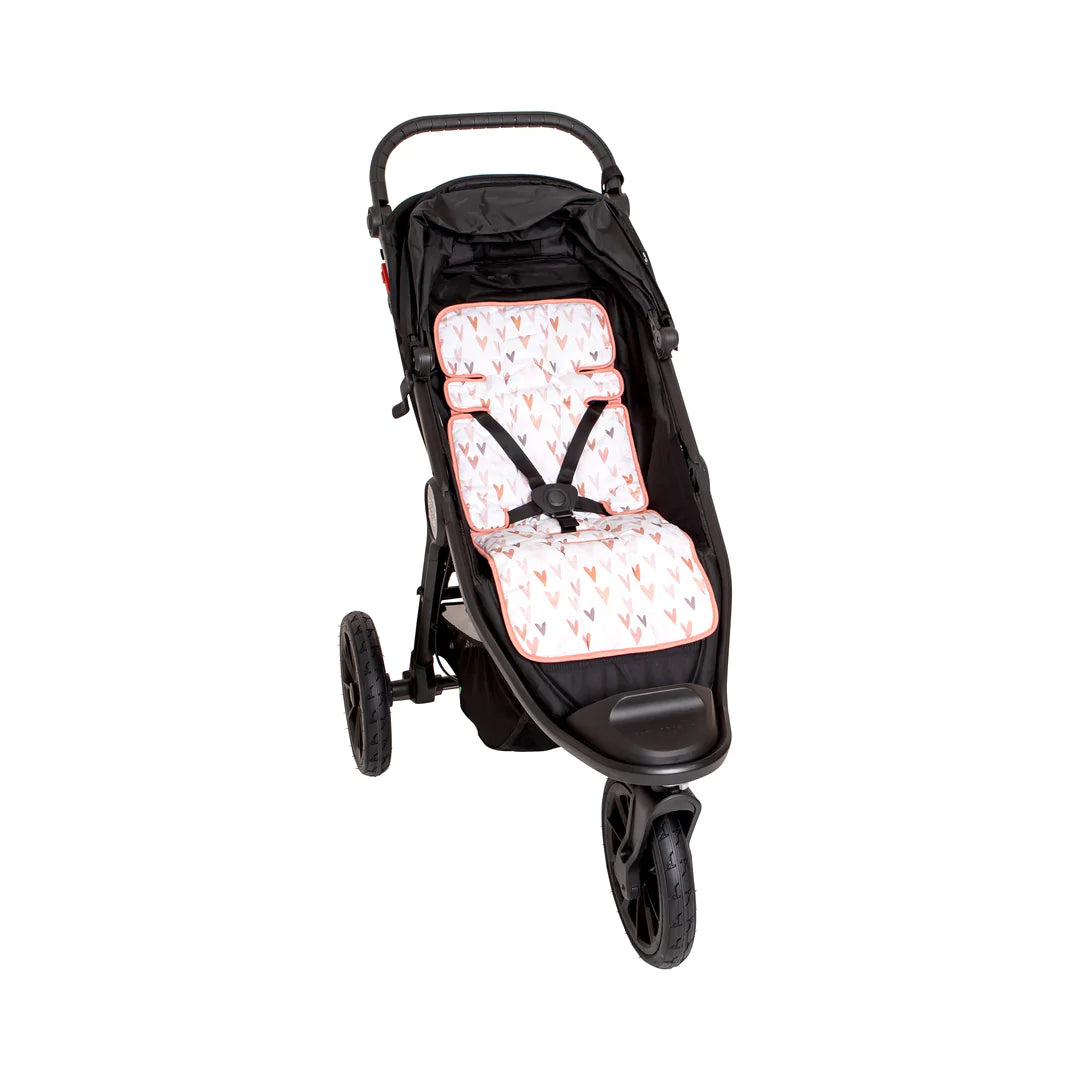 Pram liner pink - angus and dudley