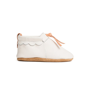 Baby Moccasin Shoes - Snow