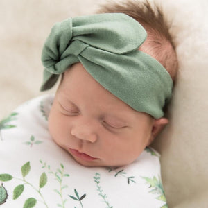 Snuggle Hunny Baby Headband Olive
