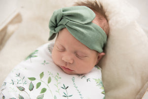 Baby Jersey Wrap & Beanie Set - Enchanted - Angus & Dudley Collections