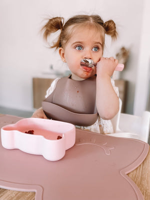 Toddler Feedie Cutlery Set - Dusty Rose