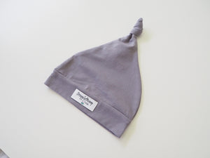 Snuggle Hunny Knotted Beanie Hat - Grey