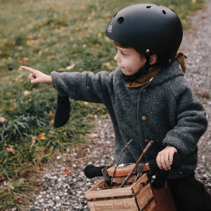 Kinderfeets Bike Helmet - Matte Black
