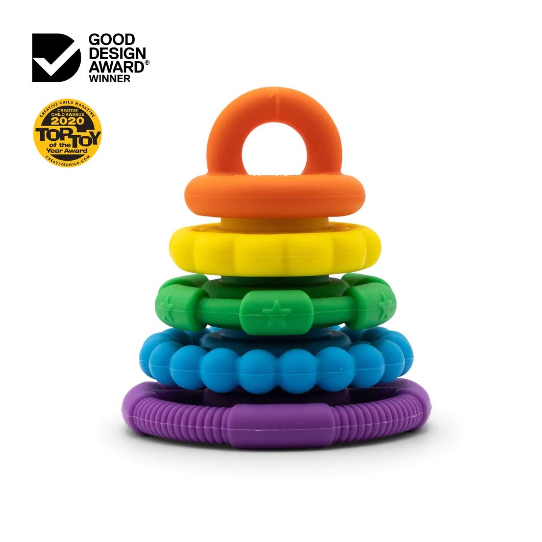 jellystone stacker teething toy - angus and dudley