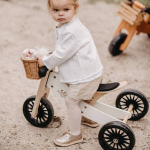 Kinderfeets Tiny Tots Plus Bike - White