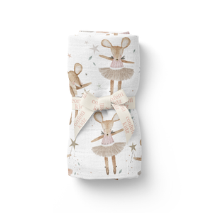 Confetti Kidz Organic Bamboo Cotton Muslin Swaddle - Tutu Cute