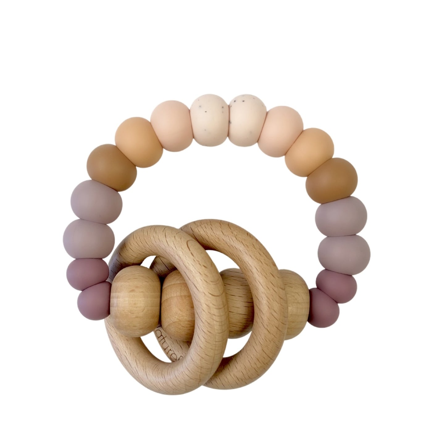 Rainbow Rattle Teether - Blossom