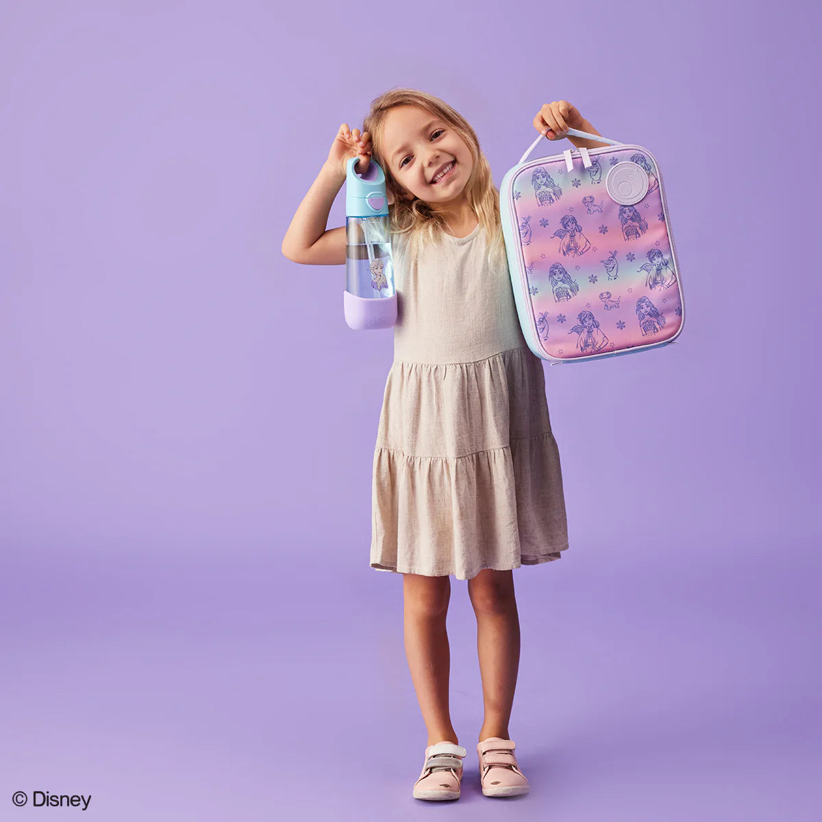 B Box Tritan Drink Bottle 600ml - Disney Frozen