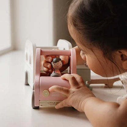 Little Dutch Wooden Car and Caravan Set