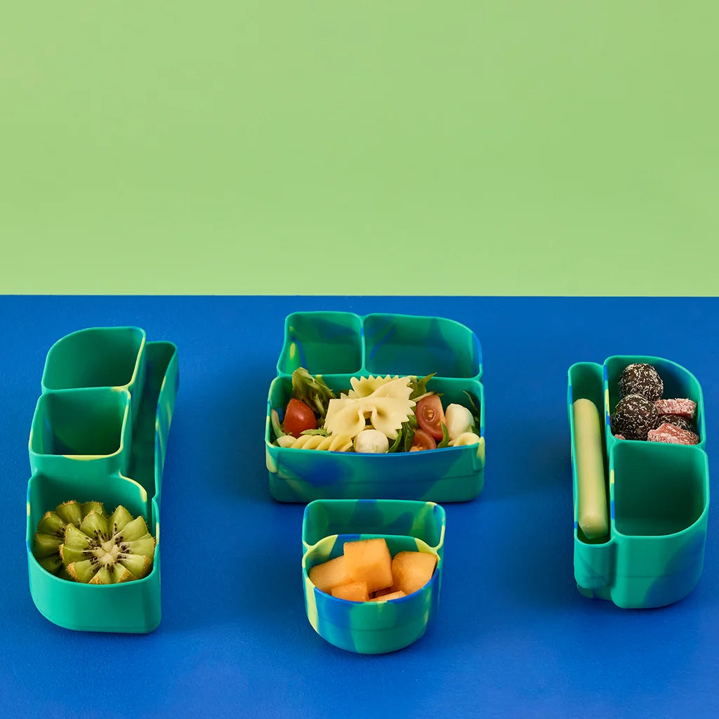 B BOX | SILICONE BENTO TRAY LUNCH | ELECTRIC JUNGLE