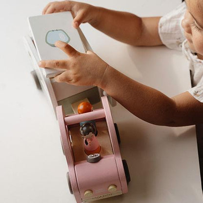 Little Dutch Wooden Car and Caravan Set