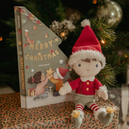 LITTLE DUTCH | CHRISTMAS BOOK AND CUDDLE JIM