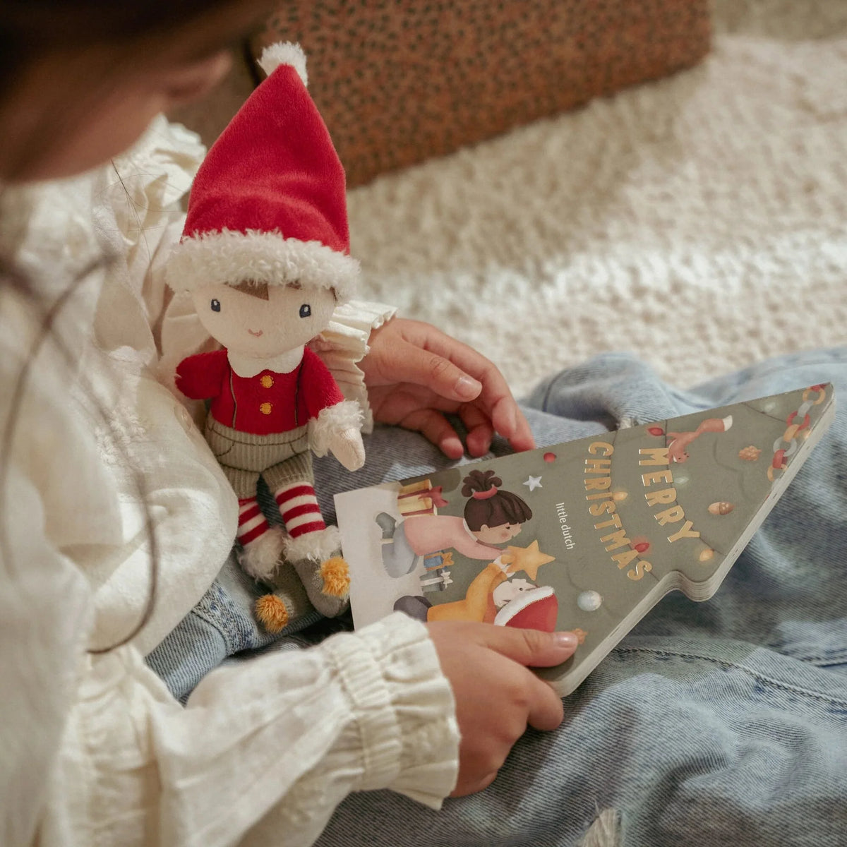 LITTLE DUTCH | CHRISTMAS BOOK AND CUDDLE JIM