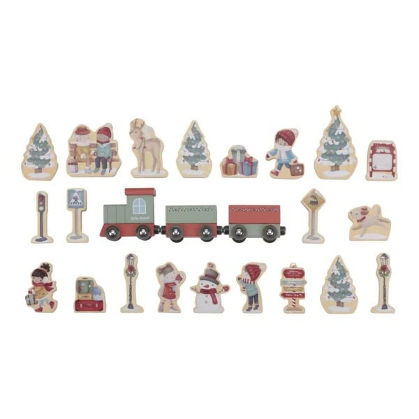 LITTLE DUTCH | ADVENT CALENDAR TRAIN TRACK