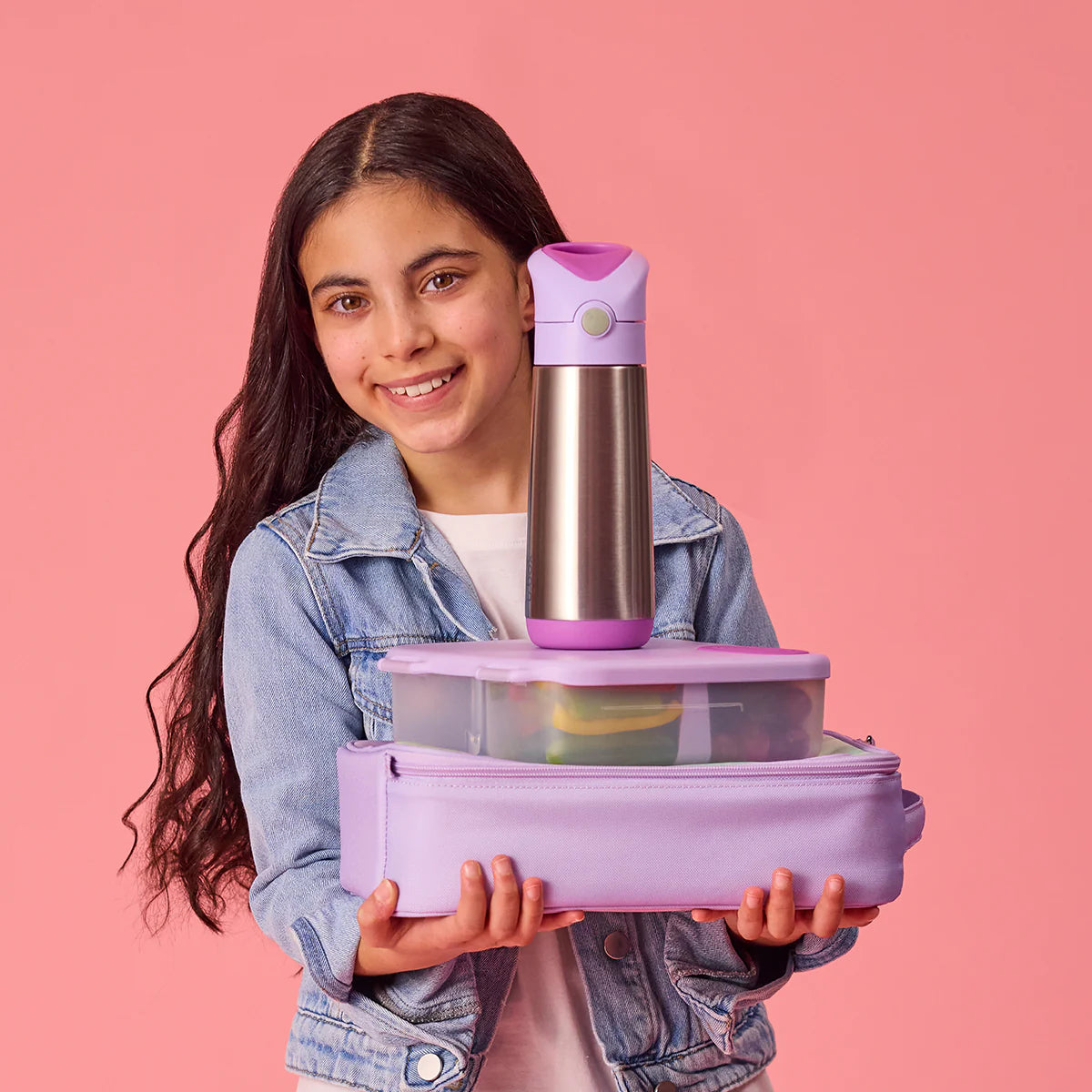 B Box Insulated Drink Bottle 500ml - Sugar Plum