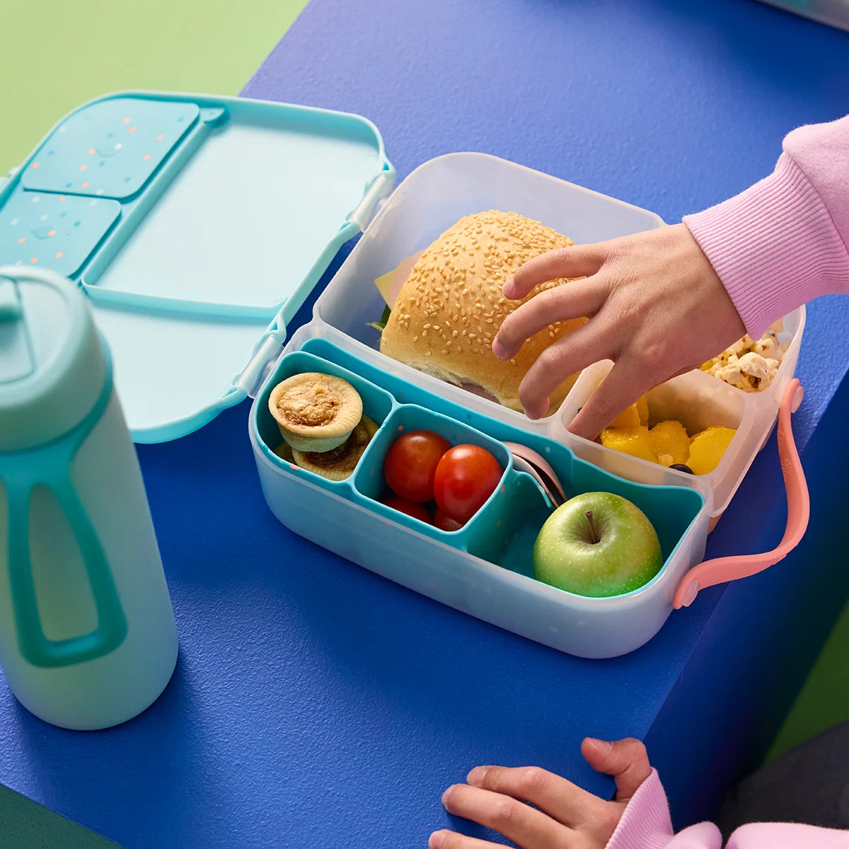 B BOX | SILICONE BENTO TRAY LUNCH | CONFETTI