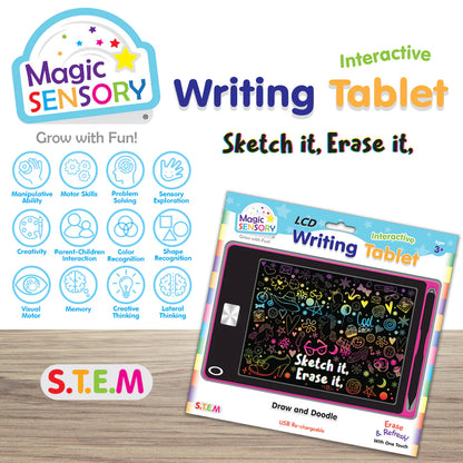 MAGIC SENSORY INTERACTIVE LCD WRITING TABLET | PINK