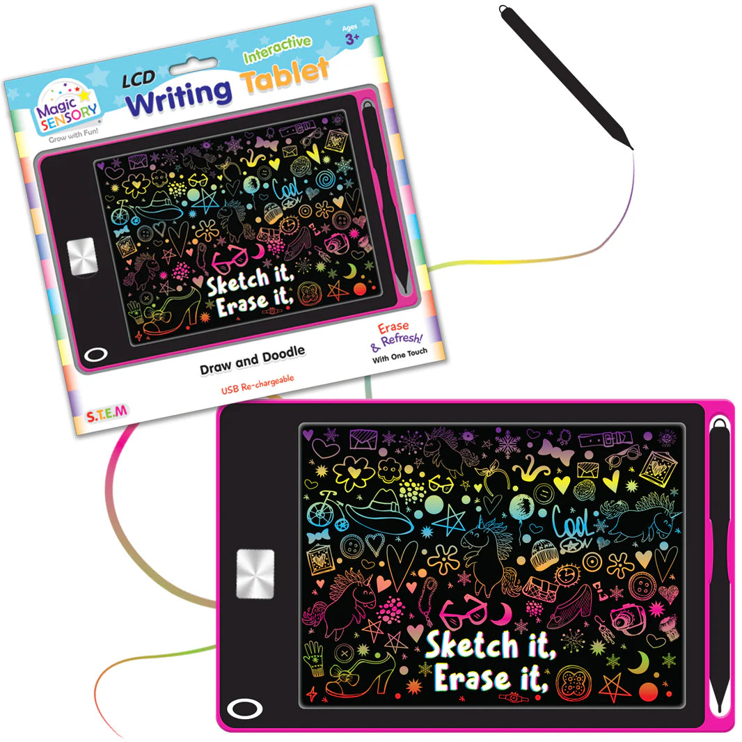 MAGIC SENSORY INTERACTIVE LCD WRITING TABLET | PINK