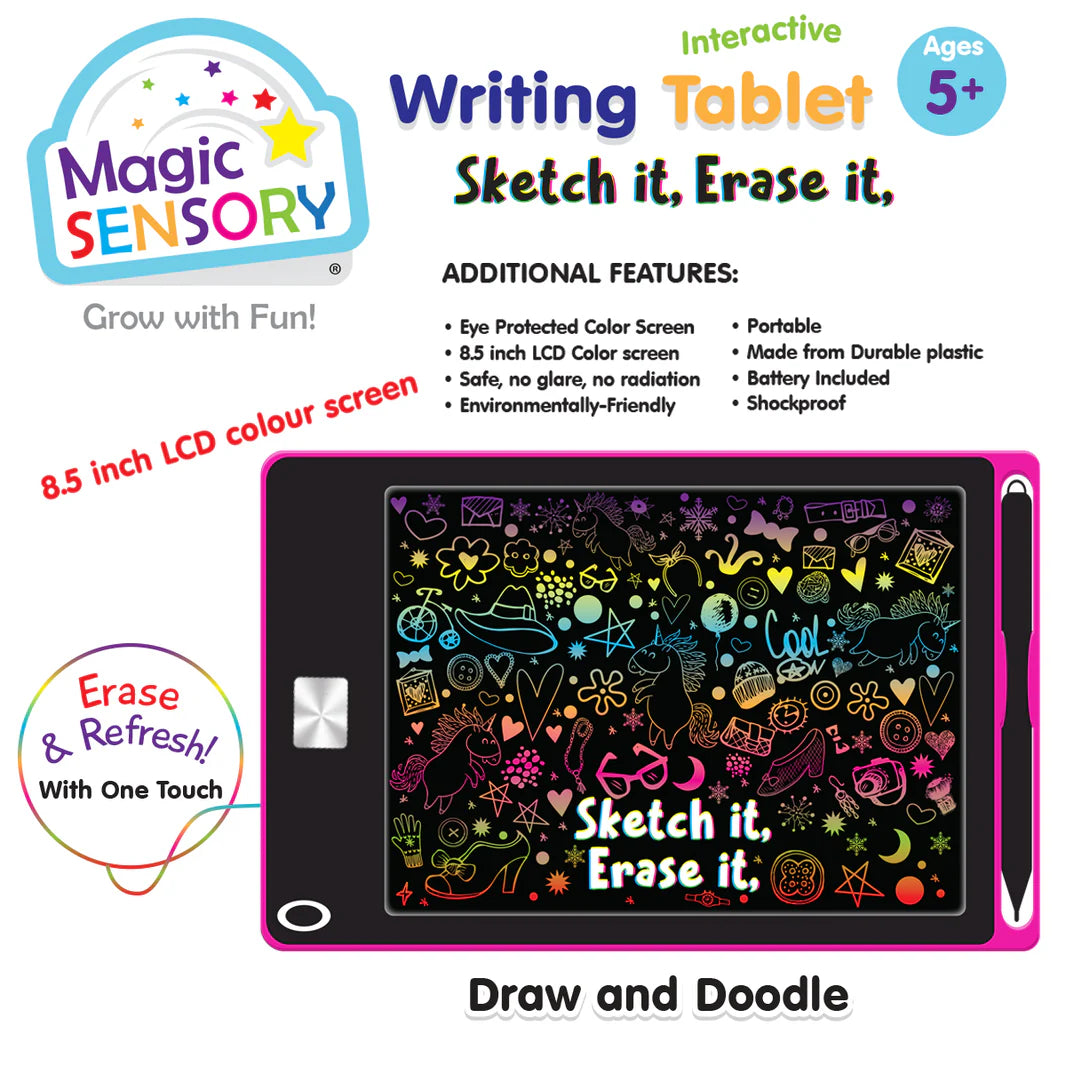 MAGIC SENSORY INTERACTIVE LCD WRITING TABLET | PINK