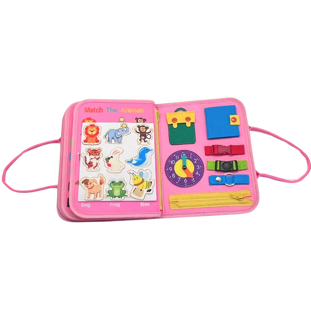 MAGIC SENSORY BUSY BOOK | PINK